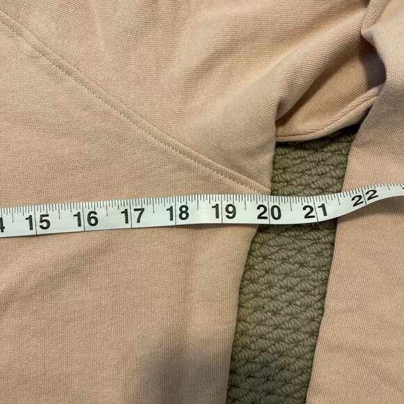 Pact Pink Pale Mauve Downtime Long Sleeve Crewneck Sweatshirt Size Small NEW - Picture 5 of 7